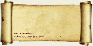 Janko Blaževac vizit kartica